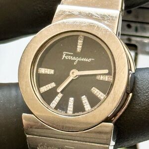 ((SOLD)) Ferragamo Gancini Soirée F70SBQ9999 Diamond Dial Ladies’ 24mm Watch